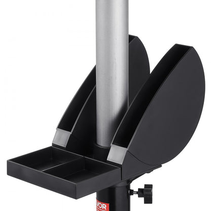 GS-E - Adjustable Bench Grinder Stand with 12"x10" Plate & Tool Storage