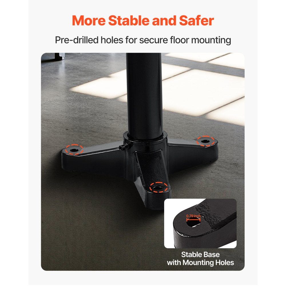 GS-H - Ergonomic 33" Heavy-Duty Bench Grinder Stand with 10.6" Plate