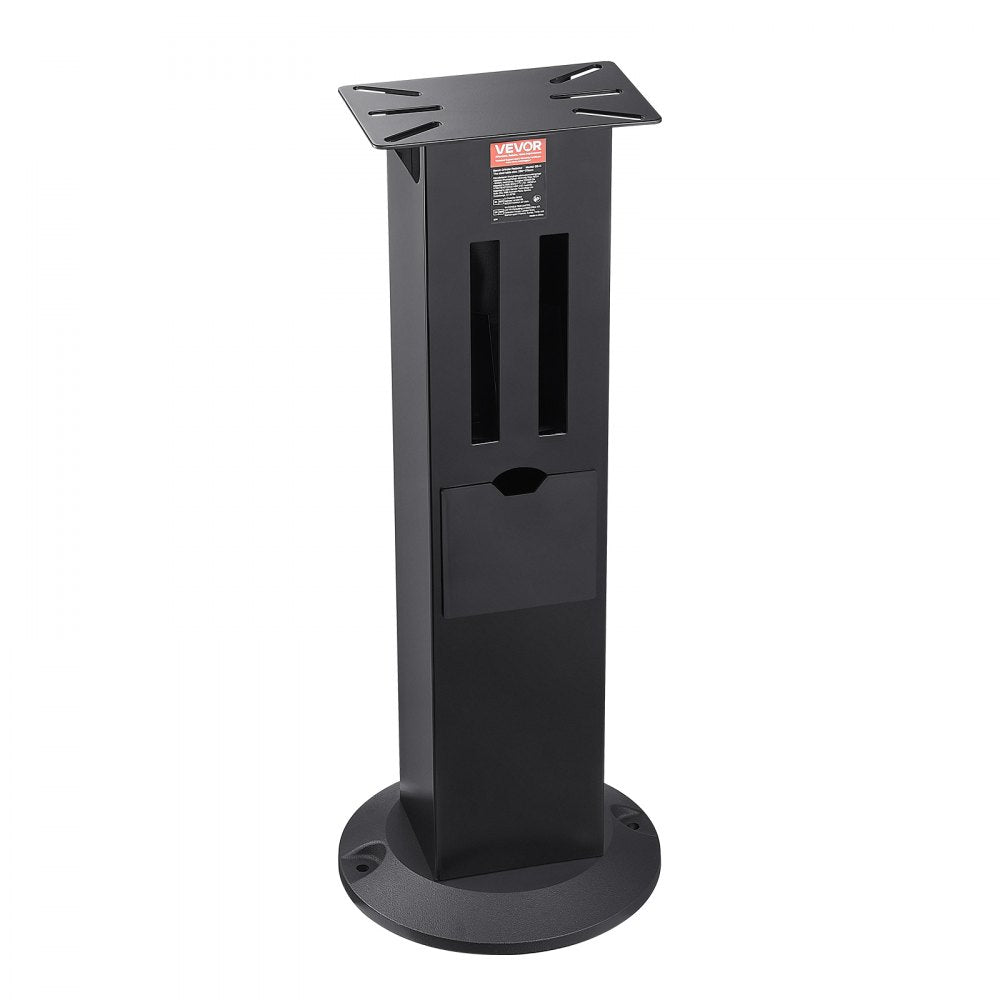 GS-C - 33" Heavy-Duty Bench Grinder Stand with 11"x6.7" Plate and Storage