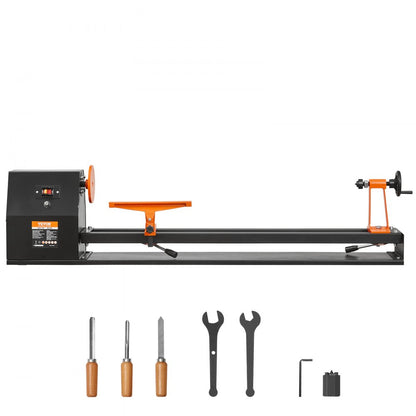 MCS1000 - 14" x 40" Cast Iron Wood Lathe, 0.5 HP, 4 Speeds