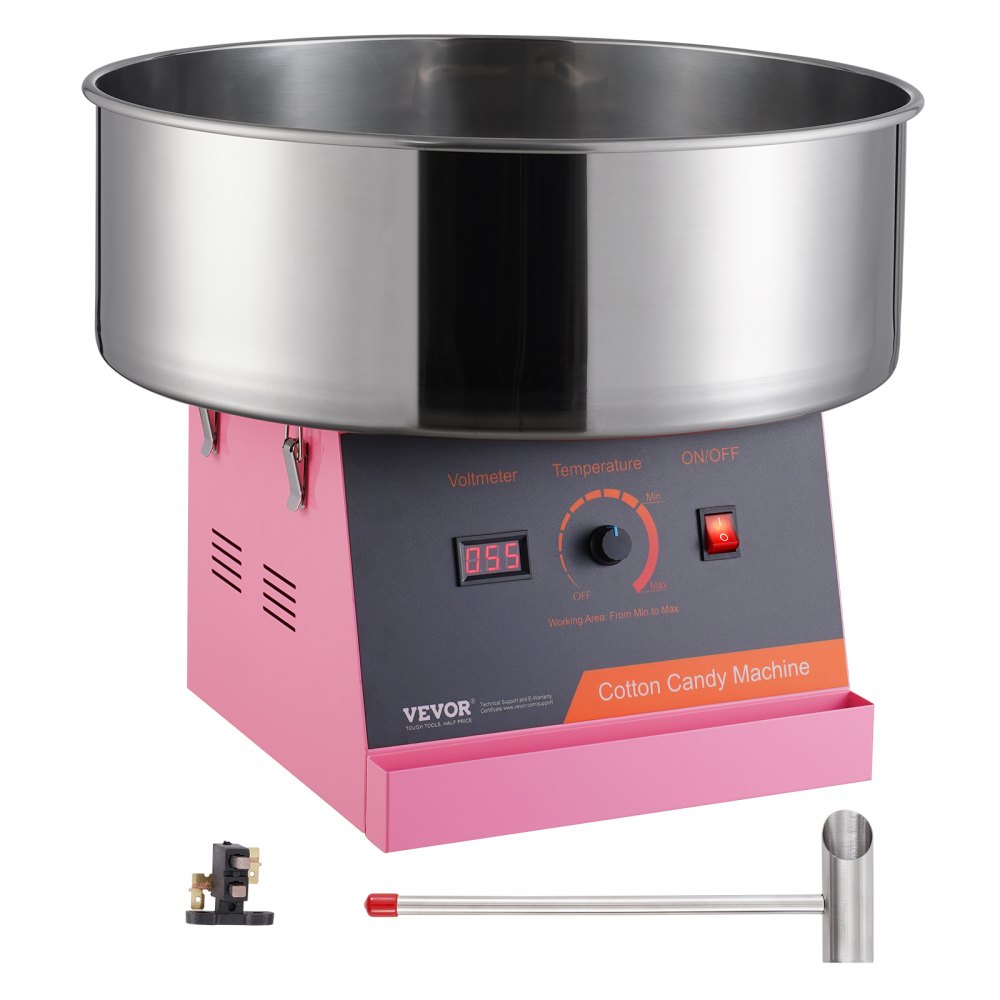 MHTJXM01F - VEVOR 1000W Cotton Candy Machine for Fast, Fun Treats
