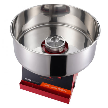 MHTJXM01H - 1000W VEVOR Cotton Candy Machine, Makes 6 Fluffs/Minute