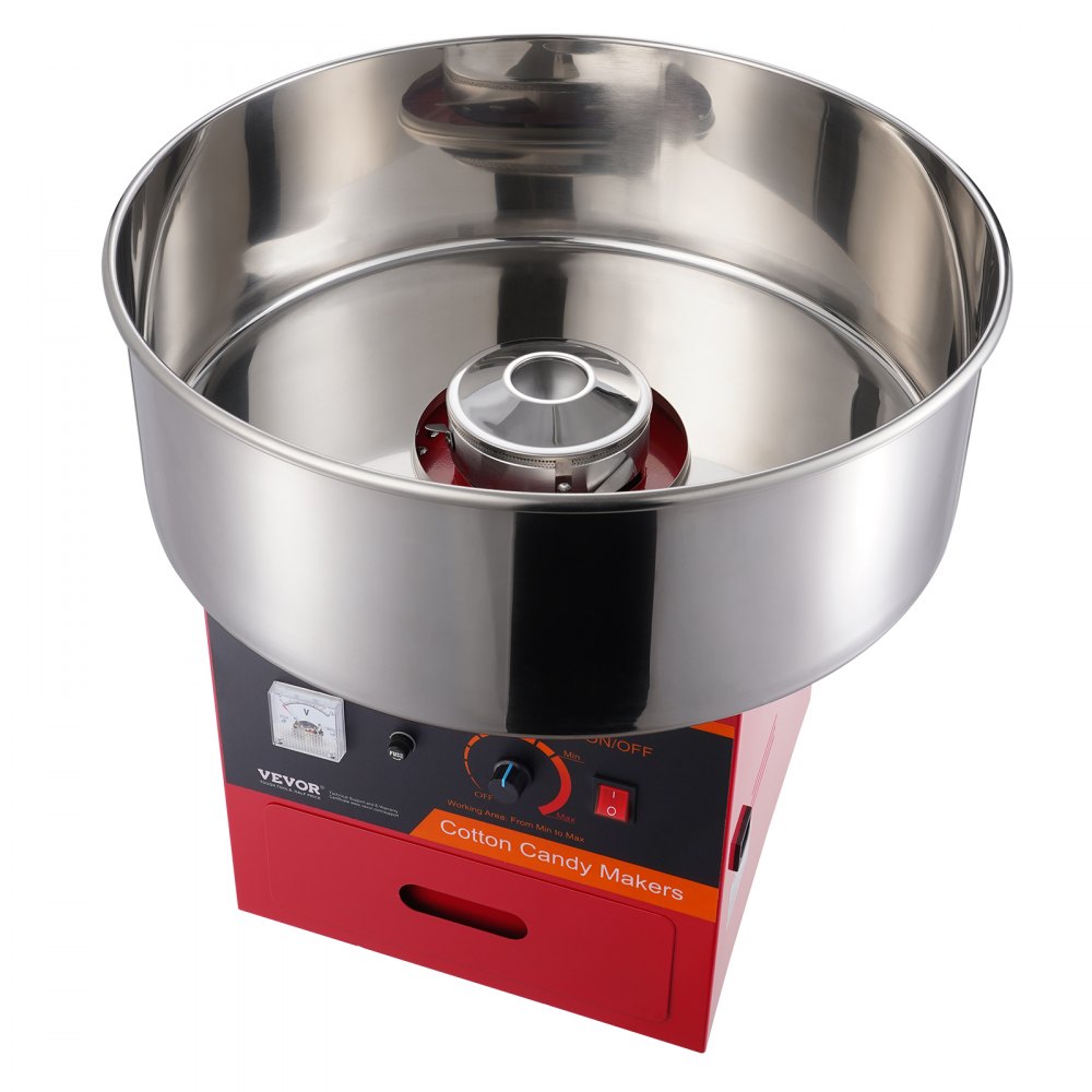 MHTJJPZY01 - 1000W VEVOR Cotton Candy Machine for Easy, Fluffy Cones
