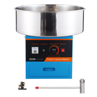 MHTJJPZY01 - 1000W VEVOR Cotton Candy Machine for Parties, Easy to Use