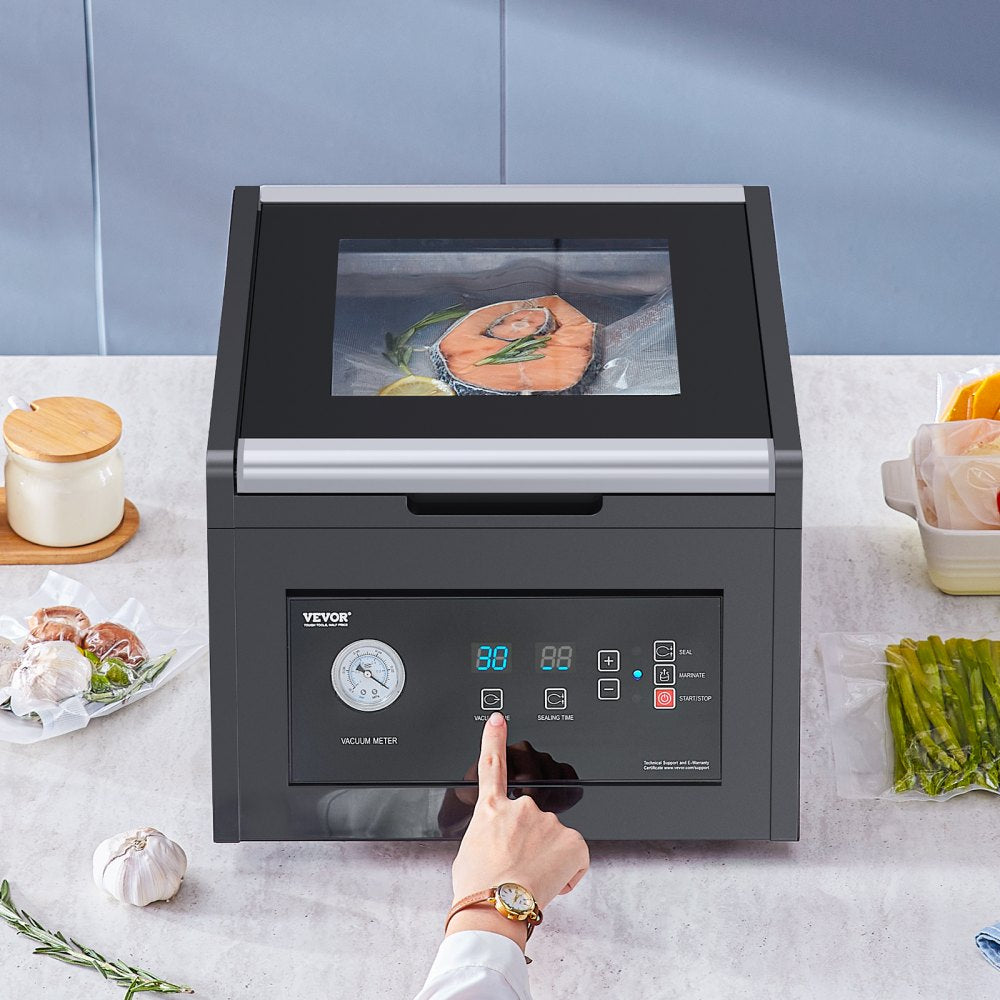 YJ-300TV1 - 380W Chamber Vacuum Sealer for Fresh Food Preservation
