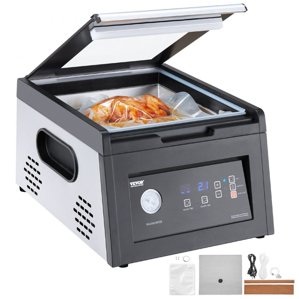YJ-300TV1 - 380W Chamber Vacuum Sealer for Fresh Food Preservation