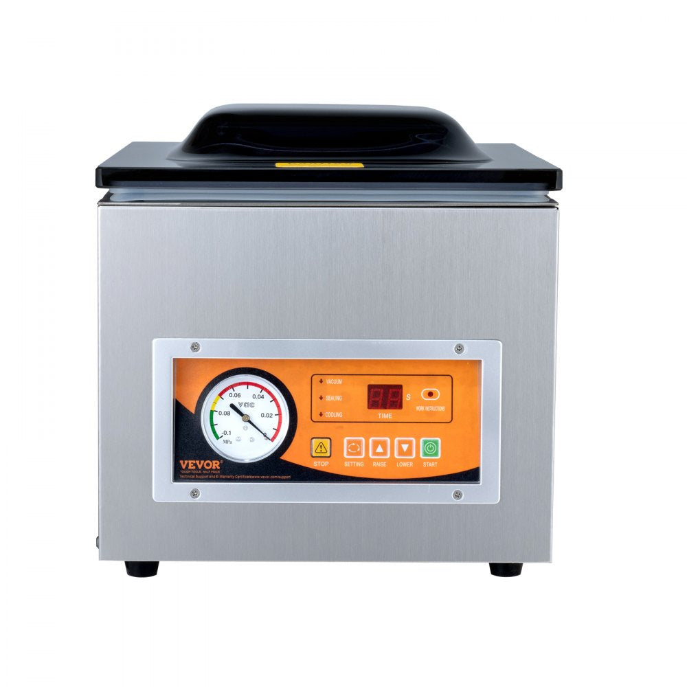 DZ-260S-V1 - Professional Stainless Steel Vacuum Sealer for Fresh Food Preservation