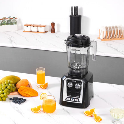 HS-210D-US - 2200W VEVOR Blender for Smoothies & Frozen Drinks, 68 oz Capacity