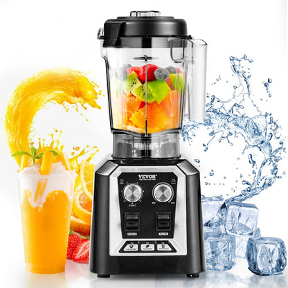 HS-210D-US - 2200W VEVOR Blender for Smoothies & Frozen Drinks, 68 oz Capacity