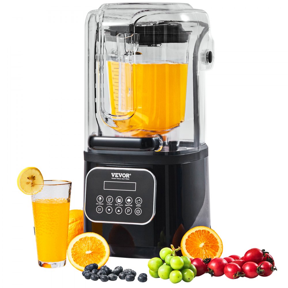 HS-212C-US-B - 68 oz Stainless Steel Quiet Professional Blender with Shield