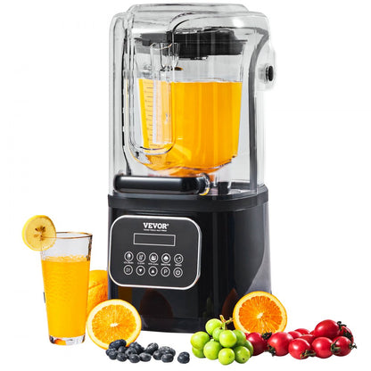 HS-212C-US-B - 68 oz Stainless Steel Quiet Professional Blender with Shield
