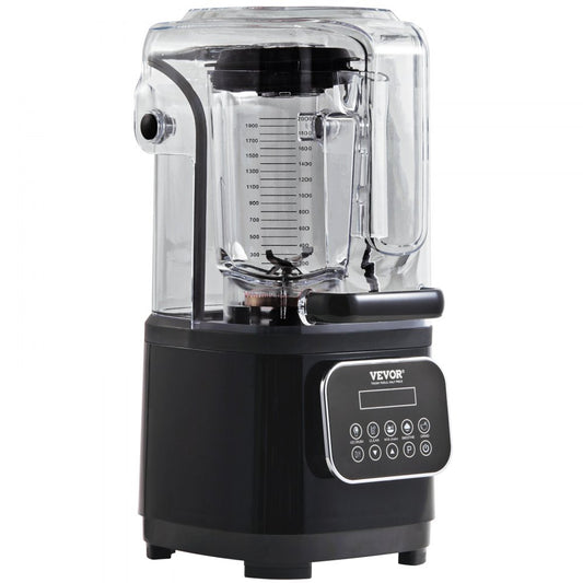 HS-212C-US-B - 68 oz Stainless Steel Quiet Professional Blender with Shield