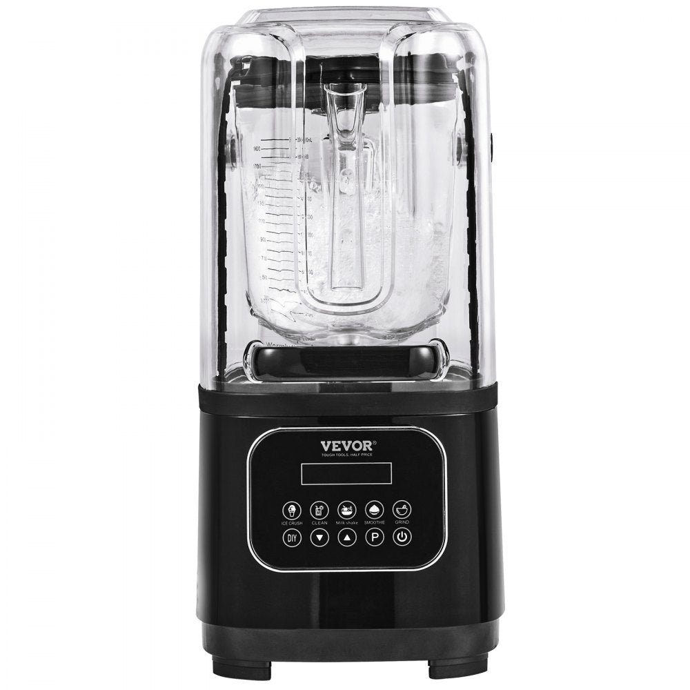 HS-212C-US-B - 68 oz Stainless Steel Quiet Professional Blender with Shield