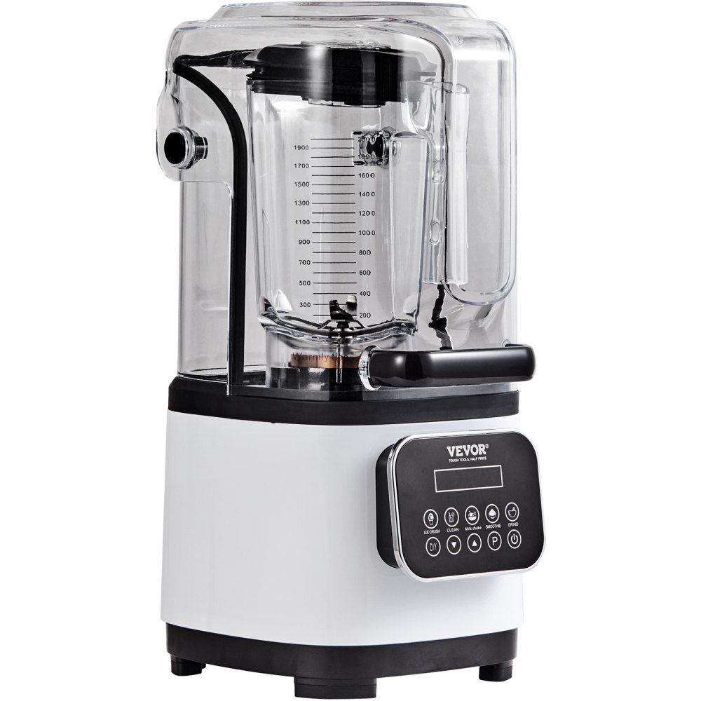 HS-212C-US-W - 68oz VEVOR Commercial Blender with Powerful 2200W Motor