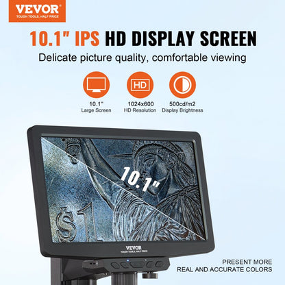 W10 - 10.1" HDMI Digital Microscope with 1300X Magnification