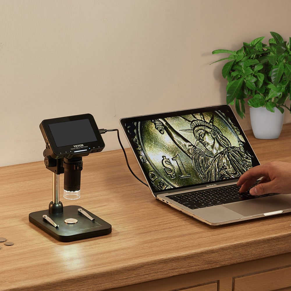 LP043 - VEVOR 4.3" Digital Microscope with 50X-1000X Magnification