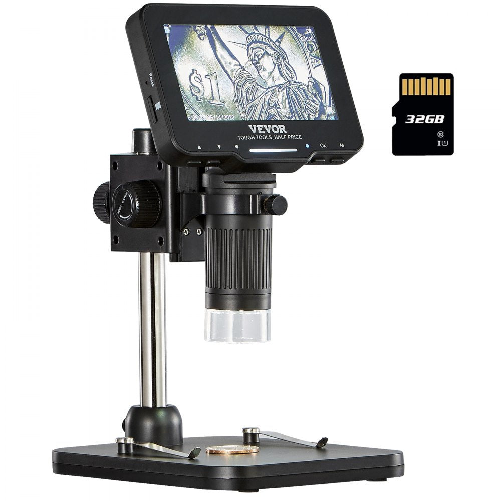 LP043 - VEVOR 4.3" Digital Microscope with 50X-1000X Magnification