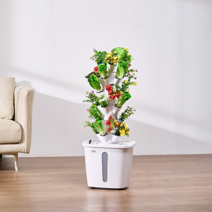VV1-6C-US - 6-Tier Hydroponic Tower Garden with 20L Water Tank