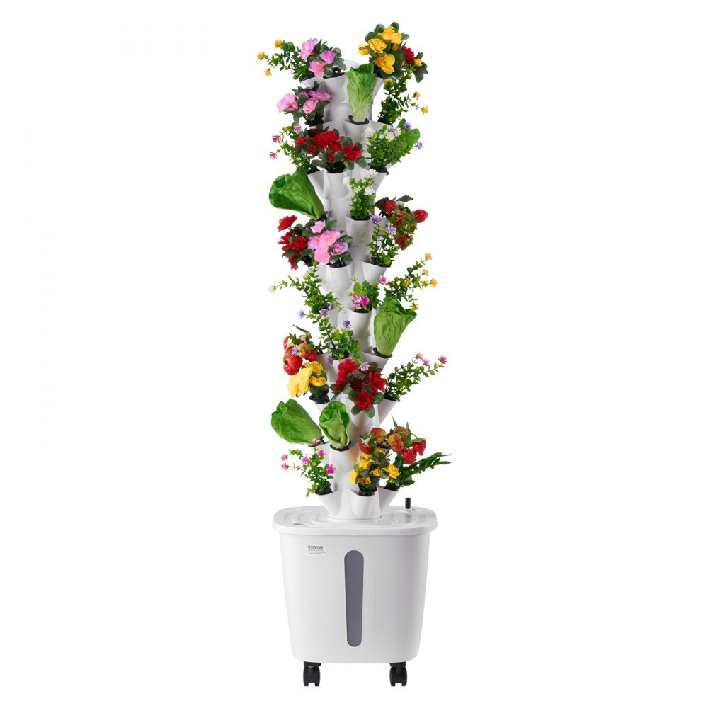 VV1-10C-US - 10-Tier Hydroponic Tower Garden for Easy Indoor Planting