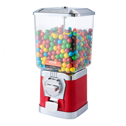 ak203-02 - 17" Vintage Red Gumball Machine with 6.8L Capacity