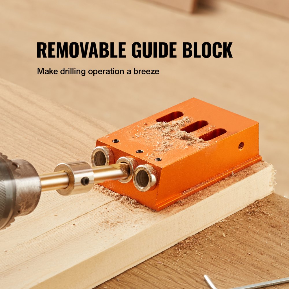 XRS030 - VEVOR Durable Pocket Hole Jig Kit for DIY Woodworking Projects