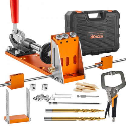 XRS040 - VEVOR Adjustable Pocket Hole Jig Kit for DIY Projects