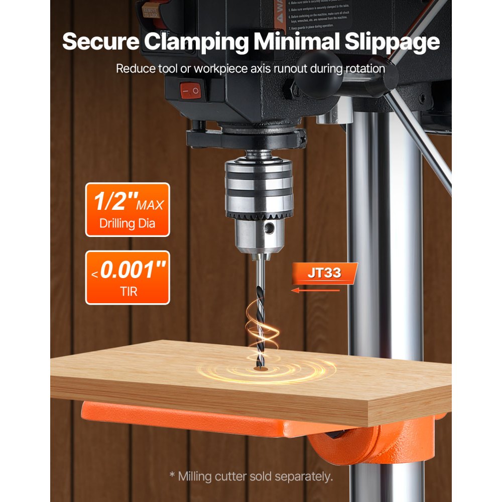 DP8 - 8-Inch Drill Press with Adjustable Tilt and LED Light