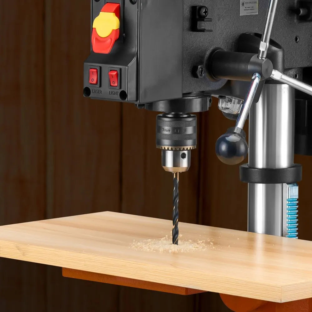 DP103L - 10-Inch Adjustable Benchtop Drill Press with LED Light and Speed Control