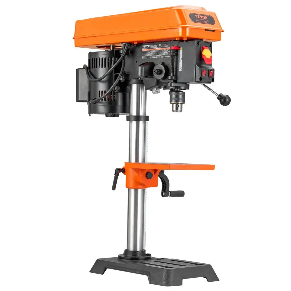 DP103L - 10-Inch Adjustable Benchtop Drill Press with LED Light and Speed Control