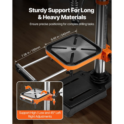 DP12VL - 12" Benchtop Drill Press with Laser Light & Adjustable Speed