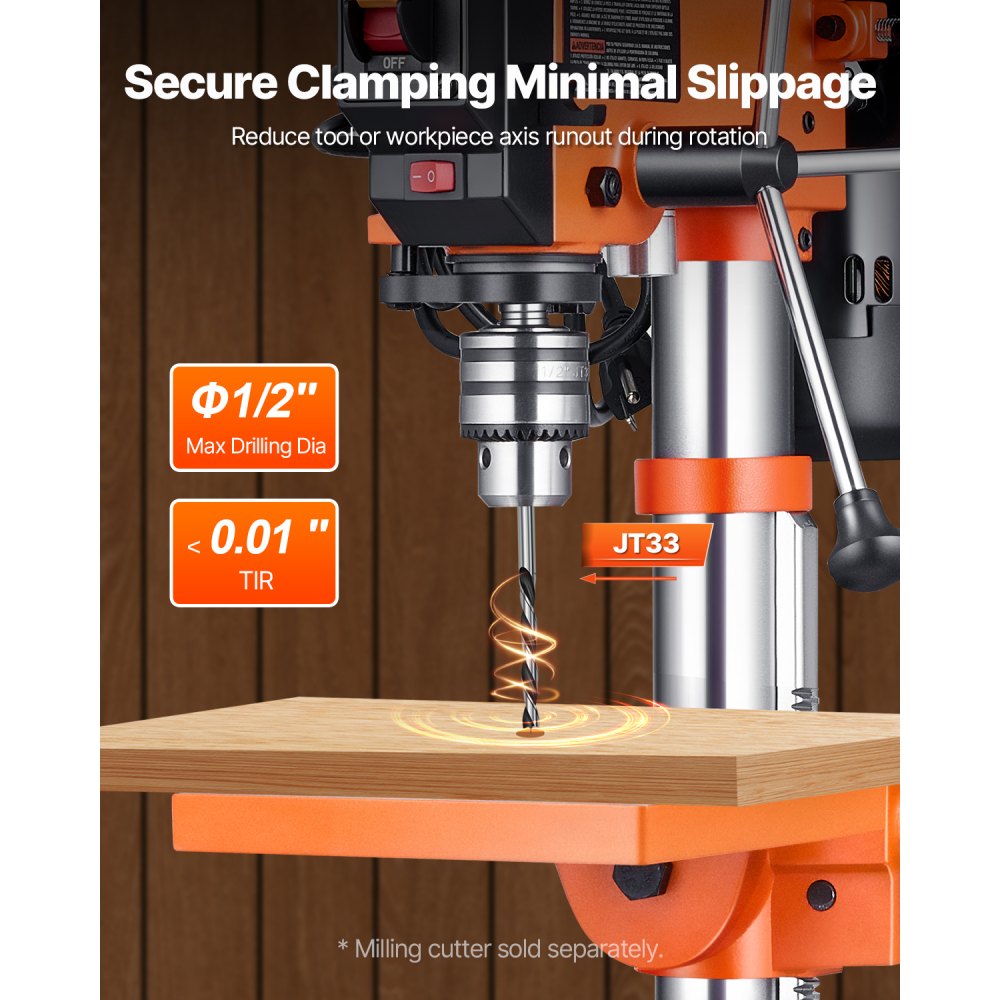 DP1006L - 10" VEVOR 5-Speed Drill Press for Precision Wood & Metal Working