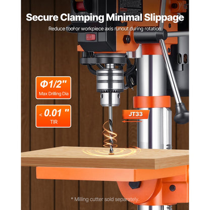 DP1006L - 10" VEVOR 5-Speed Drill Press for Precision Wood & Metal Working