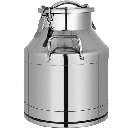010847612051 - 20L 304 Stainless Steel Milk Can with Airtight Lid