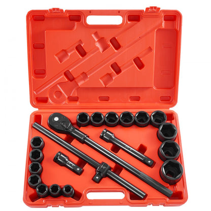 010730444868 - 6-Point Impact Socket Set in Heavy-Duty Case