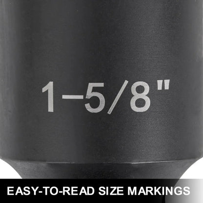 010555574325 - 22-Piece 3/4" Impact Socket Set with Heavy-Duty Case