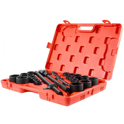 010454640696 - 27-Piece 3/4" Drive Impact Socket Set with Heavy-Duty Case