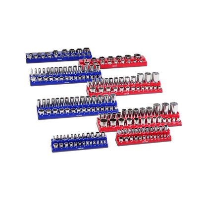 QJ7333-8pc - Magnetic Organizer for Up to 199 Sockets, Durable ABS Design