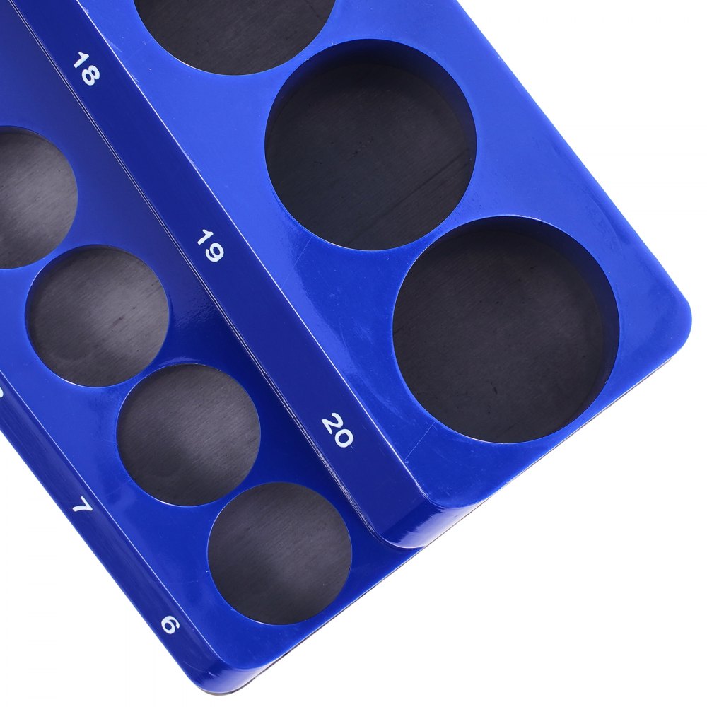 QJ7333-3pc Metric - Durable Magnetic Socket Organizer for 75 Tools