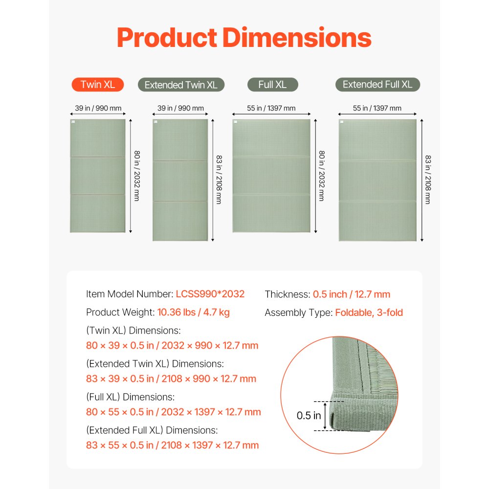 LCSS990*2032 - 39'' x 80'' Natural Rush Grass Tatami Mat, Non-Slip Design