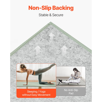 LCSS990*2032 - 39'' x 80'' Natural Rush Grass Tatami Mat, Non-Slip Design