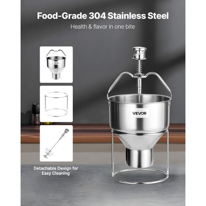 SDM-01 - Durable Manual Donut Depositor with Adjustable Thickness Settings