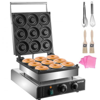 HT-9A - Commercial Electric Donut Maker with Adjustable Time & Temp Control