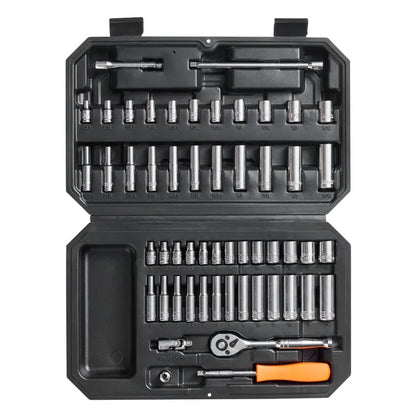 XL3261 - Durable 54-Piece Chrome Plated Socket Set for Home & Professional Use