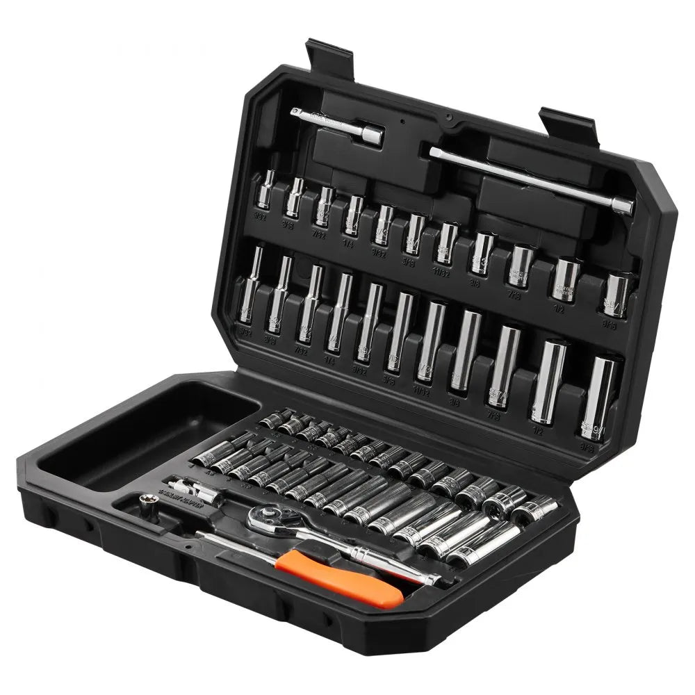 XL3261 - Durable 54-Piece Chrome Plated Socket Set for Home & Professional Use