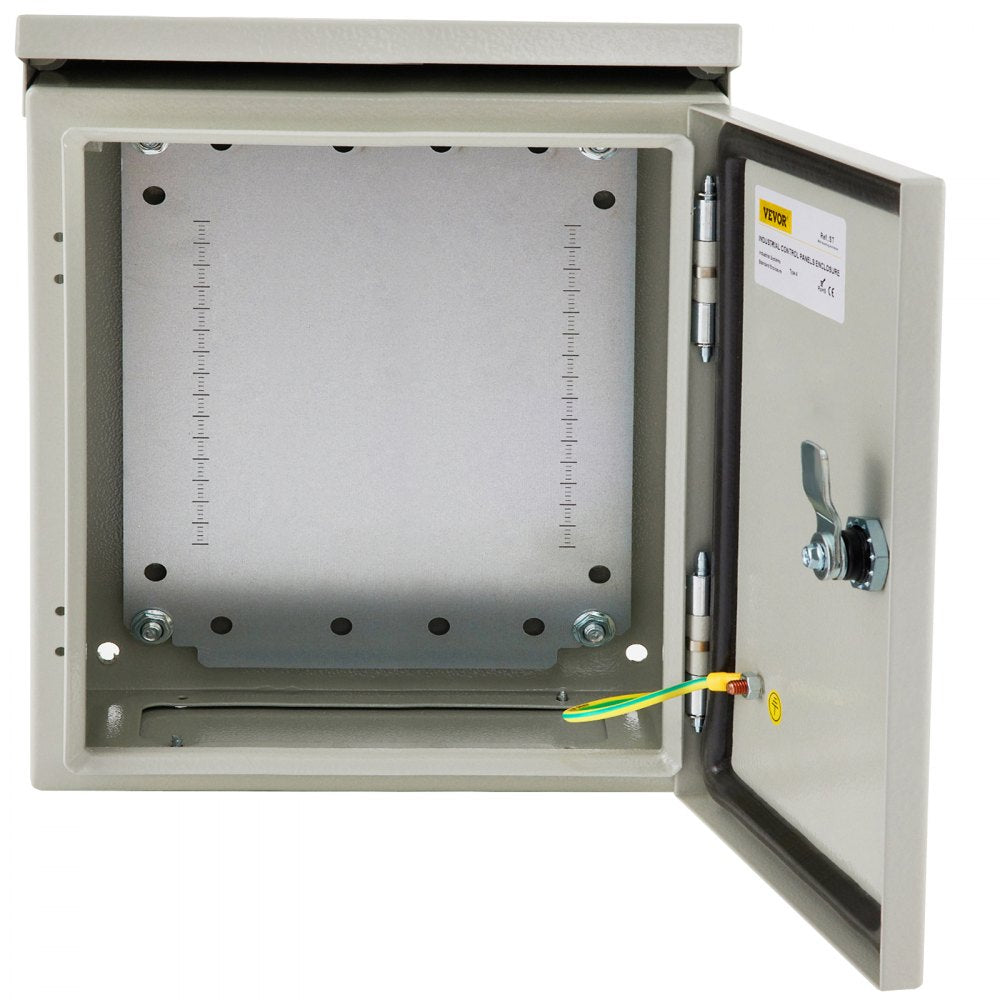 ST3315 - Durable 12x12 Carbon Steel Electrical Enclosure with Locking Mechanism