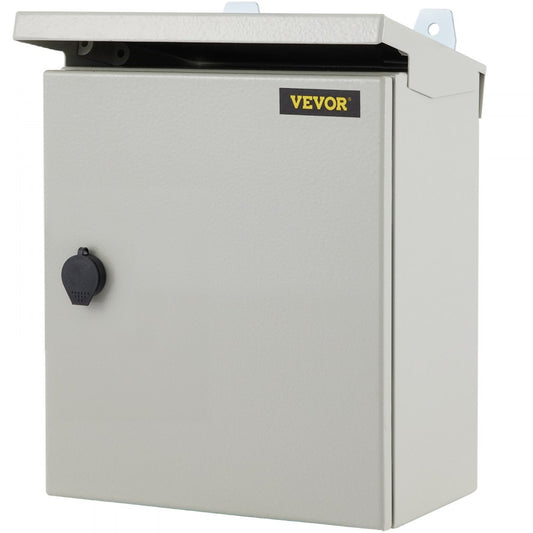 ST4415 - Durable 16x16 Carbon Steel Electrical Enclosure with Lock and Rain Hood
