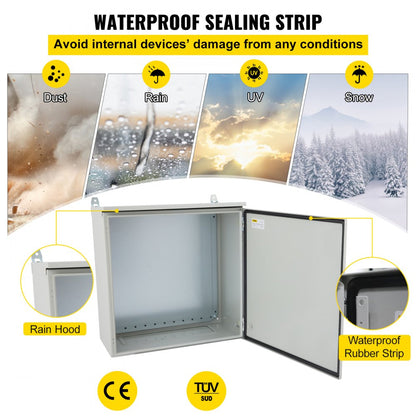 ST5515 - 20"x20" Outdoor Electrical Enclosure Box with Locking Mechanism