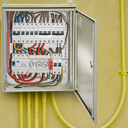 ST5515 - 20"x20" Outdoor Electrical Enclosure Box with Locking Mechanism