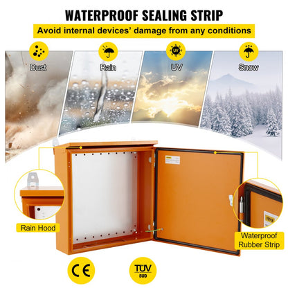 ST5515 - 20" Durable Carbon Steel Electrical Enclosure with Rain Hood