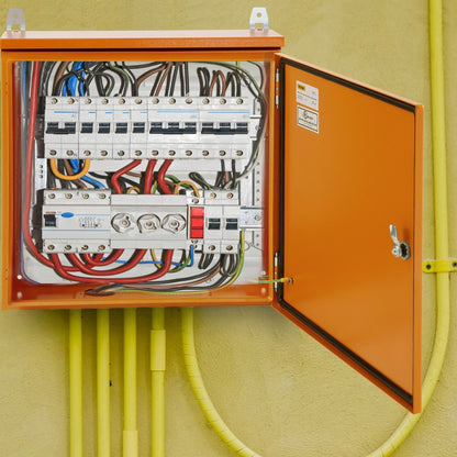 ST5515 - 20" Durable Carbon Steel Electrical Enclosure with Rain Hood